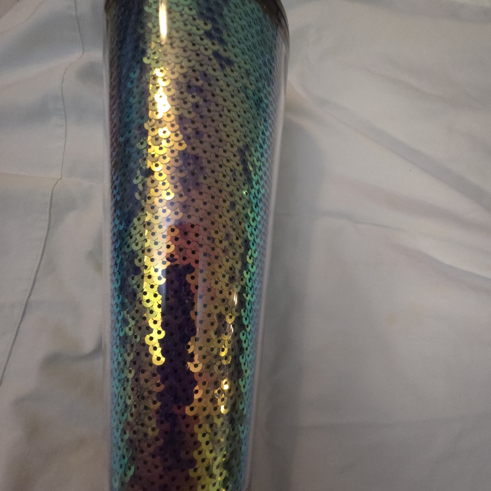 STARBUCKS LIMITED EDITION SEQUIN TUMBLER 2020 24oz - Picture 2 of 4